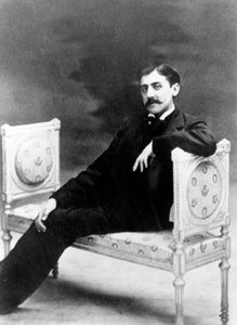 Franse schrijver Marcel Proust (1871-1922) ca. 1895, foto door Otto Wegener