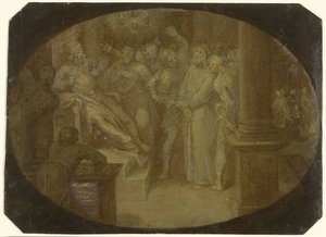 Christus voor Pilatus door Otto van Veen