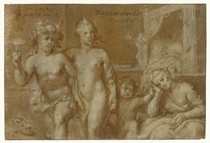 Gevolgen van de omgang met Bacchus en Venus door Otto van Veen