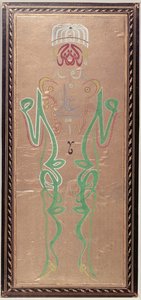 Arabische kalligrafie met de namen van Mohammed, zijn schoonzoon Ali en Ali