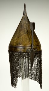 Helm, mogelijk 16e eeuw, aangepast in de 19e eeuw door Ottoman School