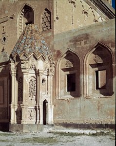 Uitzicht op het Ishak Pasa Paleis door Ottoman School