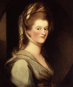 Elizabeth Craven (née Berkeley), markgravin van Brandenburg-Ansbach door Ozias Humphry