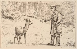 De ontmoeting in het bos door P.C. Skovgaard