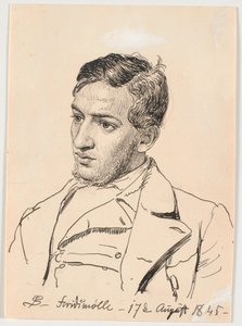 Portret van de Schilder Carlo Dalgas