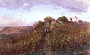 Oogst op de hellingen van de Arve
