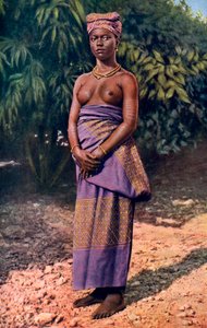 Een vrouw uit Accra, Ghana, 1922 door P. A. McCann