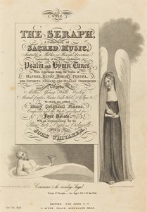 Geweten en de optekenengel door P. Jones after William Blake