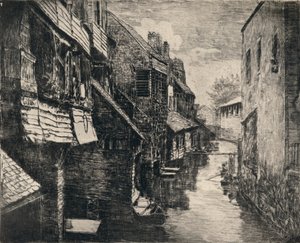 De Rivier Bievre bij Gentilly, 1915 door P Roy