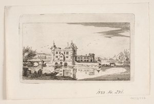 Kasteel omgeven door gracht