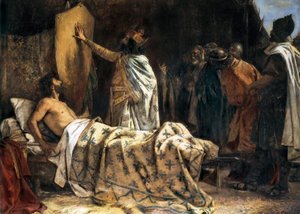 De dood van graaf Wilfred de Harige (840-897), eind 19e - begin 20e eeuw