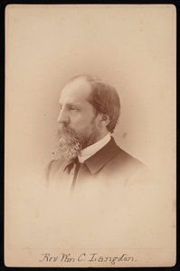 Portret van ds. William Chauncy Langdon, 1831-1895, circa 1881 door Pach Bros