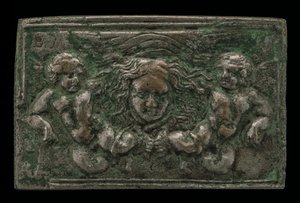 Het hoofd van Medusa door Paduan 16th Century