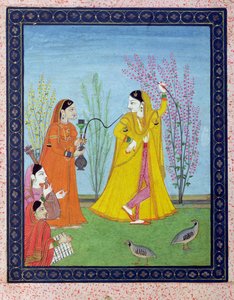 Het Begin van de Lente, uit Chamba, Himachal Pradesh, ca. 1800
