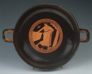 Roodfigurige Kylix, 490-480 v.Chr. door Painter of the Paris Gigantomachy