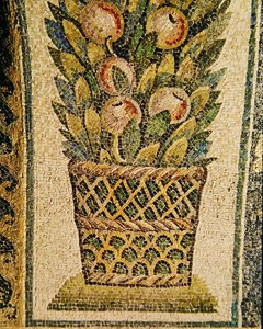 Een mand met fruit, c.430 AD