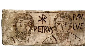 Sarcophagus met apostelen Petrus en Paulus, Vroegchristelijke beschaving