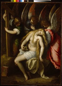De dood van Maria Magdalena door Palma Il  Giovane