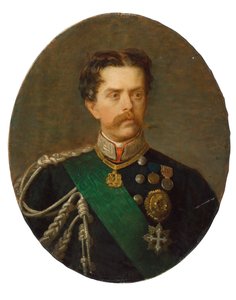 Portret van Koning Umberto I van Italië 1844-1900 door Paolo, Bacchetti