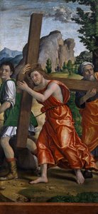 Weg naar Calvarie (detail) door Paolo Morando Cavazzola