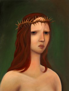 Ecce Homo, 2023 (olieverf op houtpaneel)