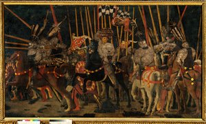 Slag bij San Romano tussen de Florentijnen en Sienezen op 02/06/1432 (De tegenaanval van Micheletto da Cotignola)