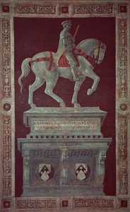 Ruitermonument van Sir John Hawkwood (1320-94), 1436 door Paolo Uccello