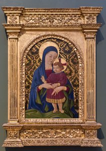 Madonna en het kind door Paolo Uccello