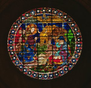 Oculus met De Geboorte, 1443