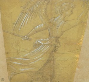 Studie van kelk met engel door Paolo Uccello