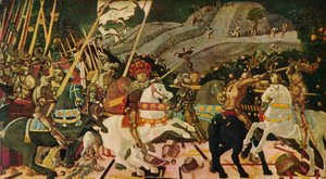 De Slag bij San Romano, ca. 1438 door Paolo Uccello