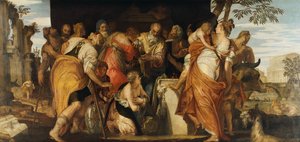 De Zalving van David door Paolo Veronese