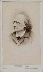 Portret van de pianist en componist Henry Litolff door Paris . Photo studio Reutlinger