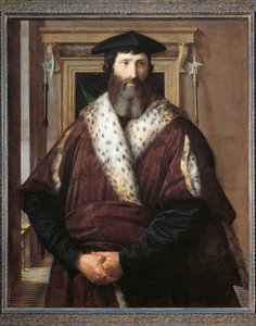 Portret van Malatesta Baglioni door Parmigianino