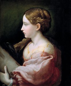 Sint Barbara door Parmigianino