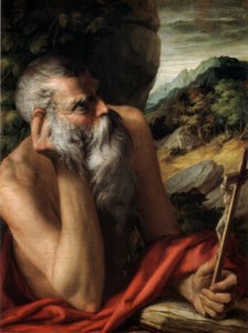 Italiaans: Saint Jerome door Parmigianino