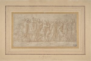 Romeinse of Griekse krijgers vieren na een overwinning, 1503-40
