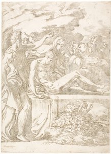De graflegging door Parmigianino