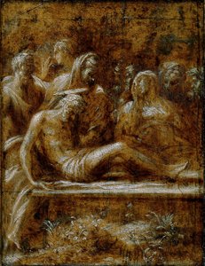 De graflegging van Christus door Parmigianino