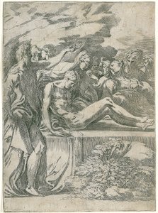 De graflegging van Christus door Parmigianino