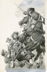 Zwarte buik van een paard