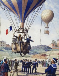 Het wonderbaarlijke verhaal van Frankrijk: Parijs belegerd (gouache op papier) door Pat (1907-95) Nicolle