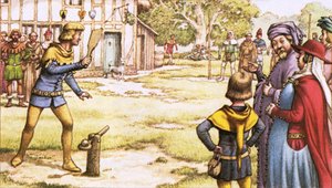 Trapbal, zoals de pelgrims van Chaucer hadden kunnen zien