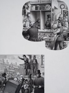 William Booth (1829-1912) (gouache on paper)