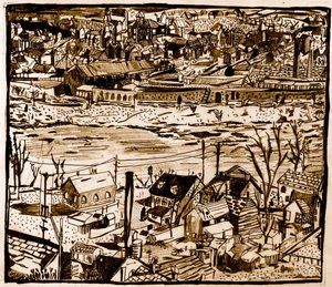 Stad, 2013 (potlood)