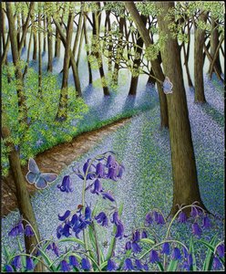 Een frisse start, 2011 (acryl op callico) door Pat Scott