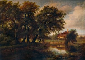 Oude Huisjes aan de Brent, kijkend richting Harrow, 1830