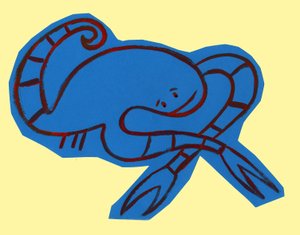 Horoscoop: het teken van de schorpioen. Illustratie door P. La Porta.