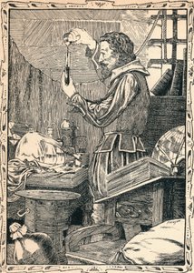 Guy Fawkes Bereidt De Langzame Lont Voor door Patten Wilson
