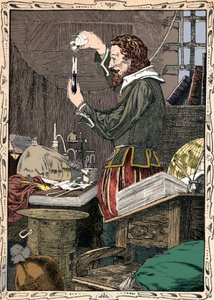 Guy Fawkes Bereidt de Langzame Lont voor, 1902 door Patten Wilson